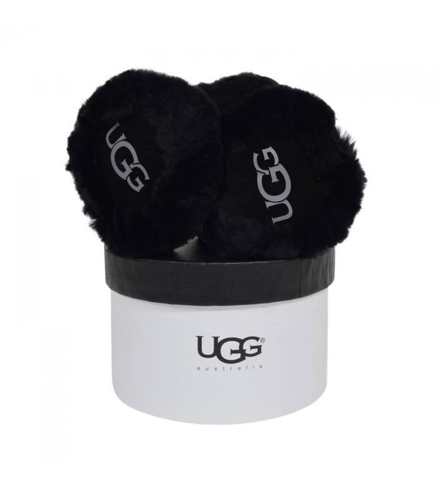 Меховые наушники Earmuff - Black