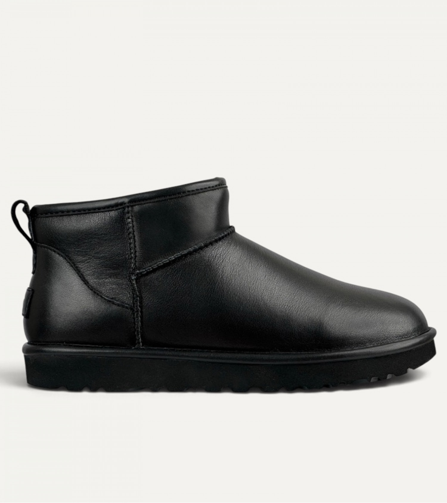 UGG Mens Classic Ultra Mini Leather - Black