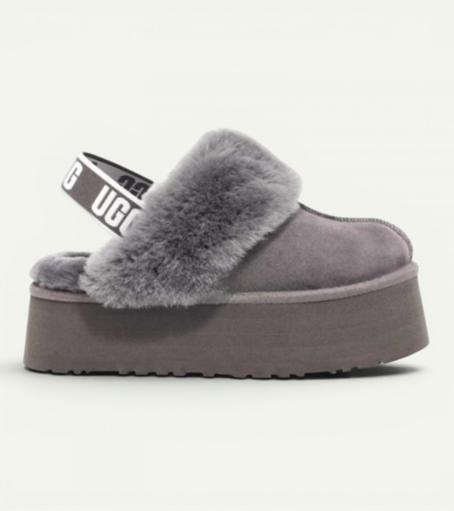 UGG Funkette Suede Platform - Grey