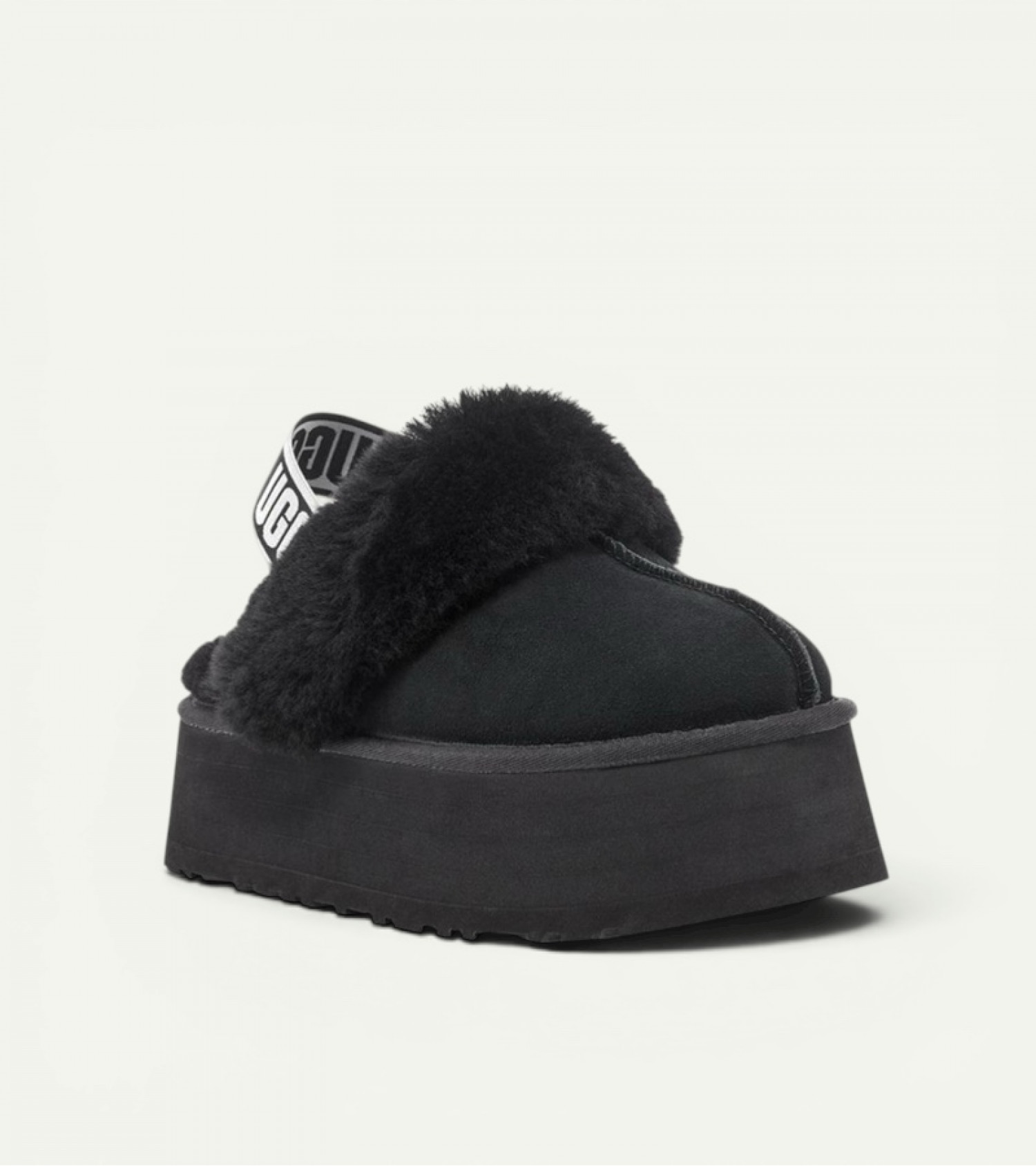 UGG Funkette Suede Platform - Black