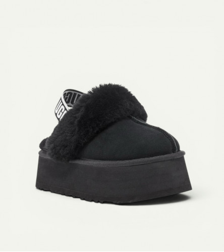 UGG Funkette Suede Platform - Black