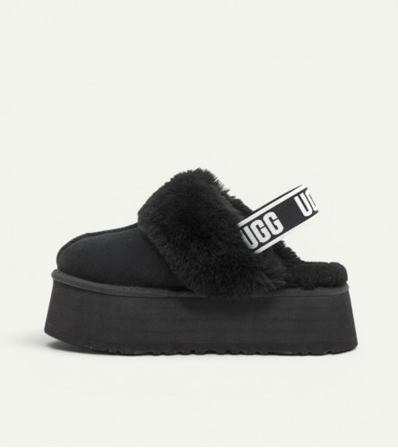 UGG Funkette Suede Platform - Black