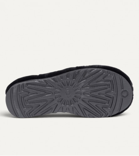 UGG Hailey Fluff Slippers - Black
