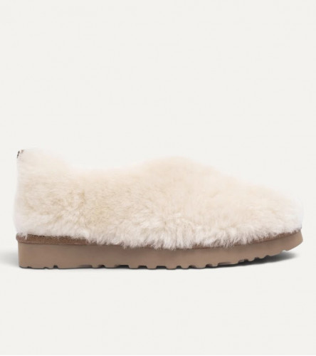 UGG Hailey Fluff Slippers - Natural
