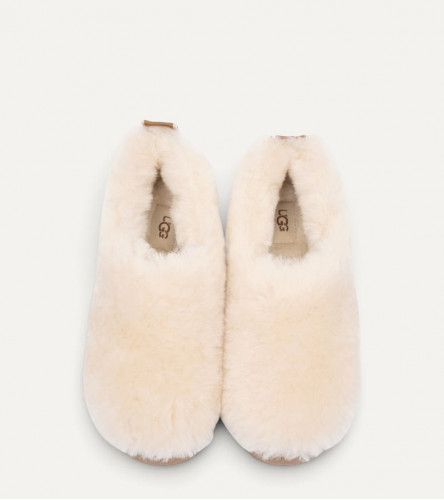 UGG Hailey Fluff Slippers - Natural