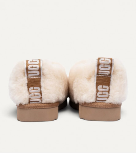 UGG Hailey Fluff Slippers - Natural
