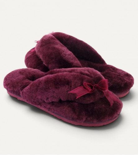 Меховые Вьетнамки Fluff flip flop - Light Pink