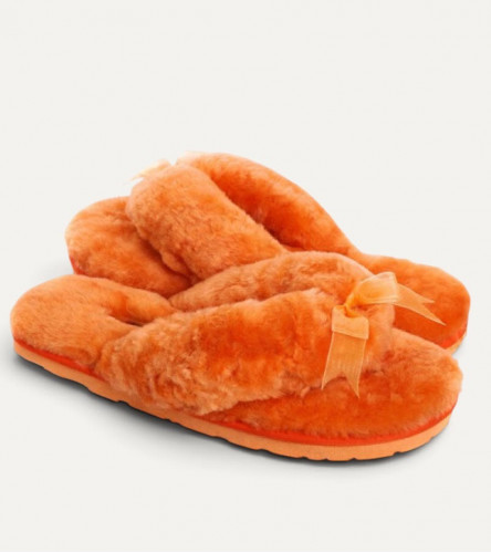 Меховые Вьетнамки Fluff flip flop - Light Pink