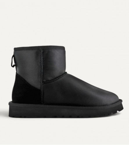 UGG Mens Classic Mini Metallic - Black