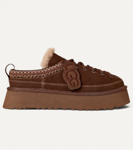 UGG Heritage Lace-up Slipper - Burnt Cedar
