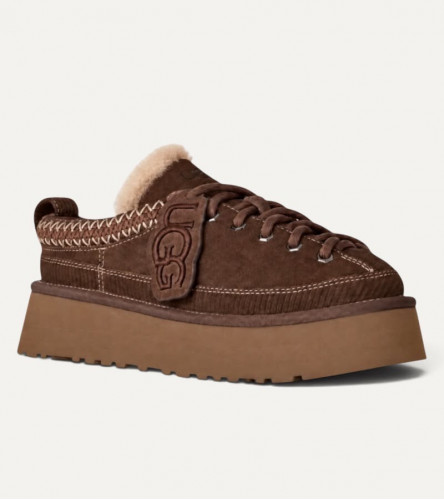 UGG Heritage Lace-up Slipper - Burnt Cedar