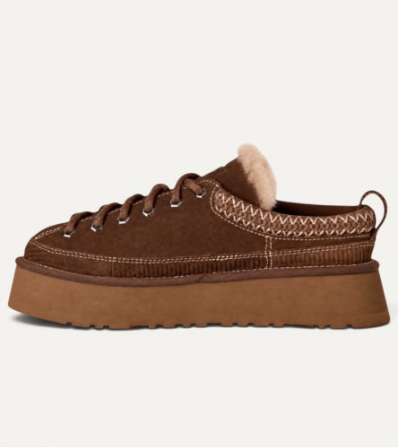 UGG Heritage Lace-up Slipper - Burnt Cedar