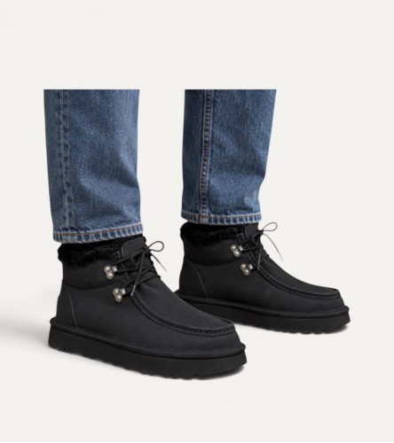 UGG Mens Ambush Woven Boot - Black