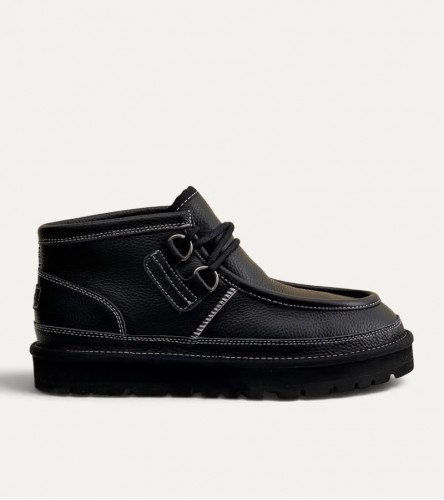 Ugg Mens Hayden Moc Chukka-Leather Black