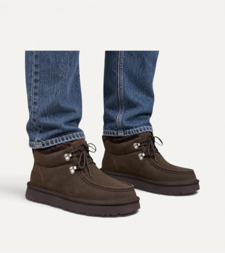 UGG Mens Ambush Woven Boot - Chocolate