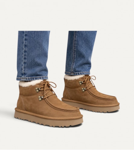 UGG Mens Ambush Woven Boot - Chestnut