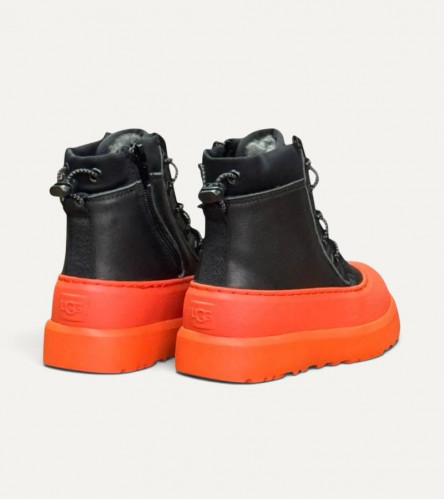 UGG Kids Neumel Hybrid - Leather Black/Orange