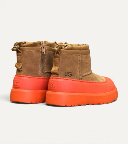UGG Kids Mini Hybrid - Chestnut/Orange
