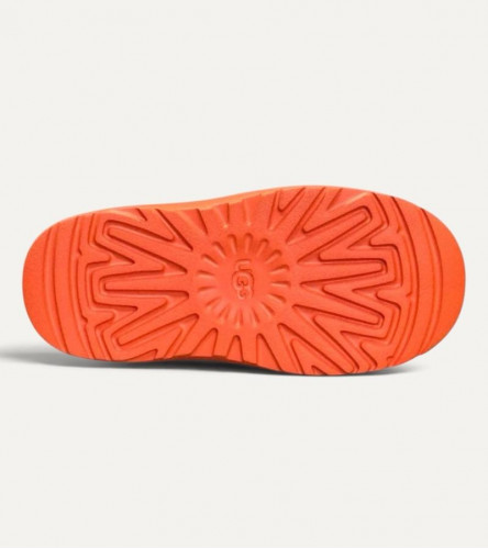 UGG Kids Mini Hybrid - Leather Black/Orange