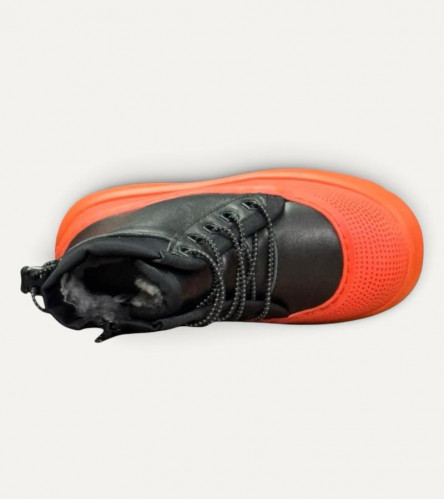 UGG Kids Neumel Hybrid - Leather Black/Orange