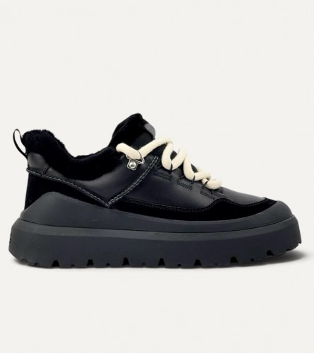 UGG Mens Heritage Utility Trainer - Leather Black