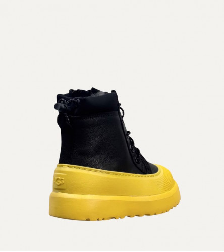 UGG Kids Neumel Hybrid - Leather Black/Yellow