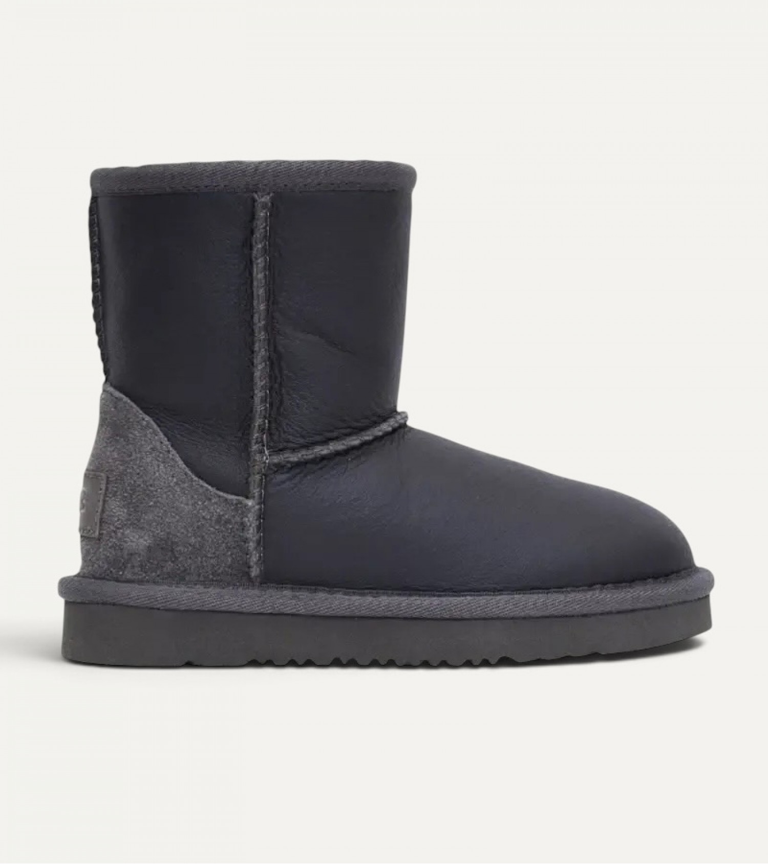 UGG Kids Classic Short Metallic - Grey 