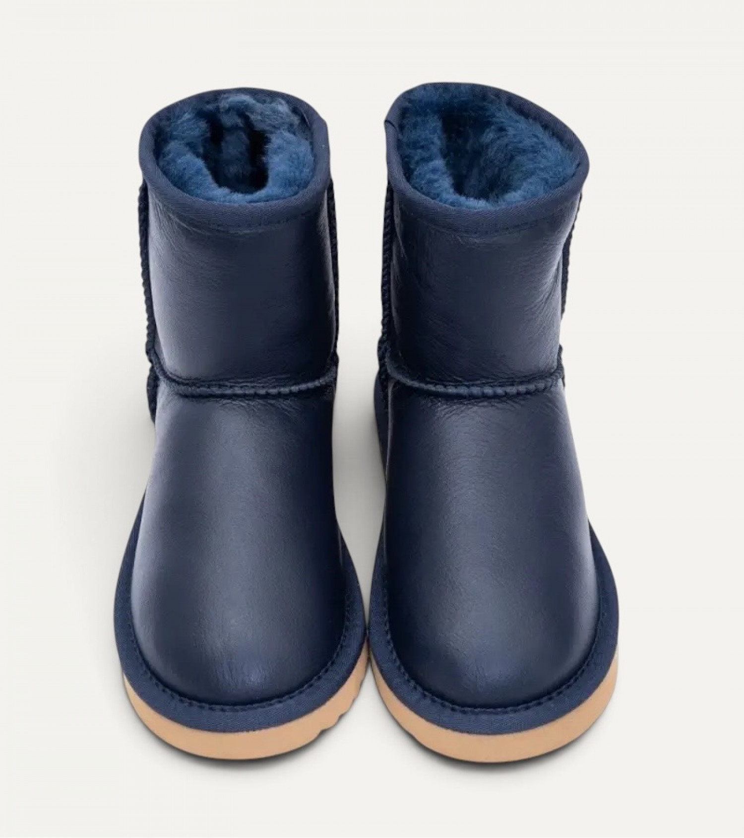 UGG Kids Classic Short Metallic - Navy