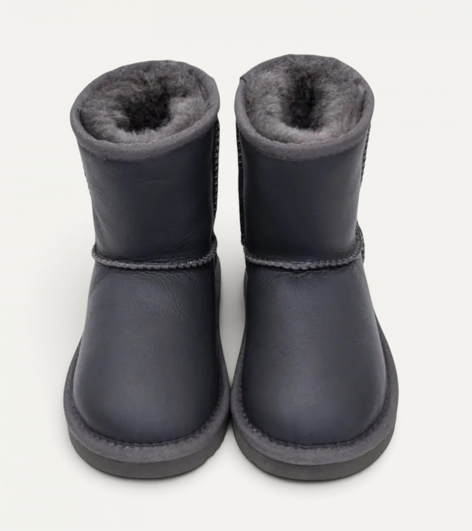 UGG Kids Classic Short Metallic - Grey 