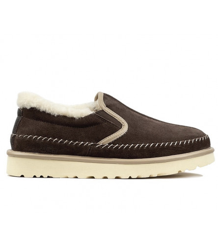UGG Mens Stitch Slip On - Chocolate