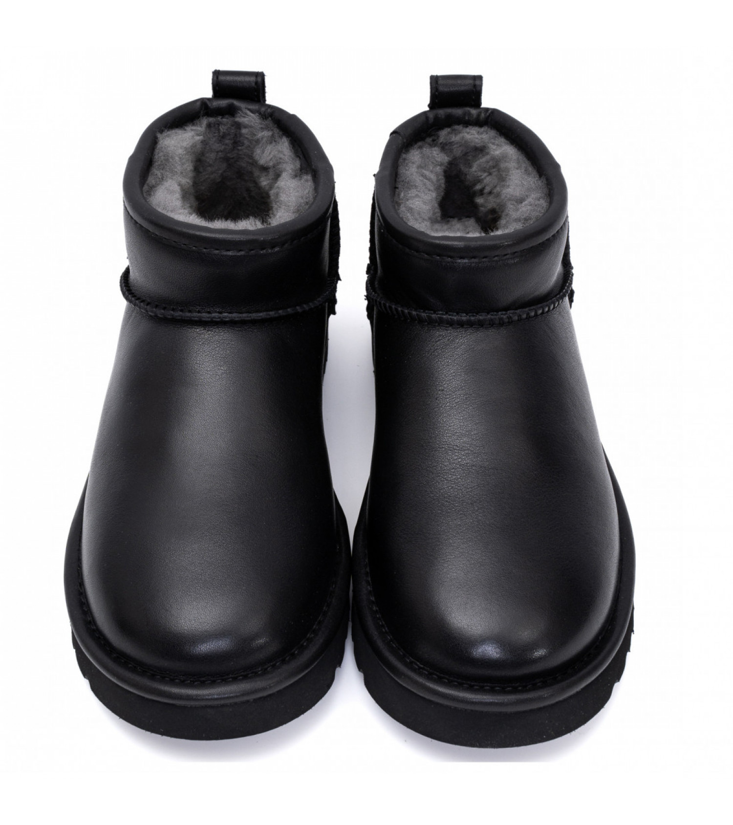 UGG Mens Classic Ultra Mini Leather - Black