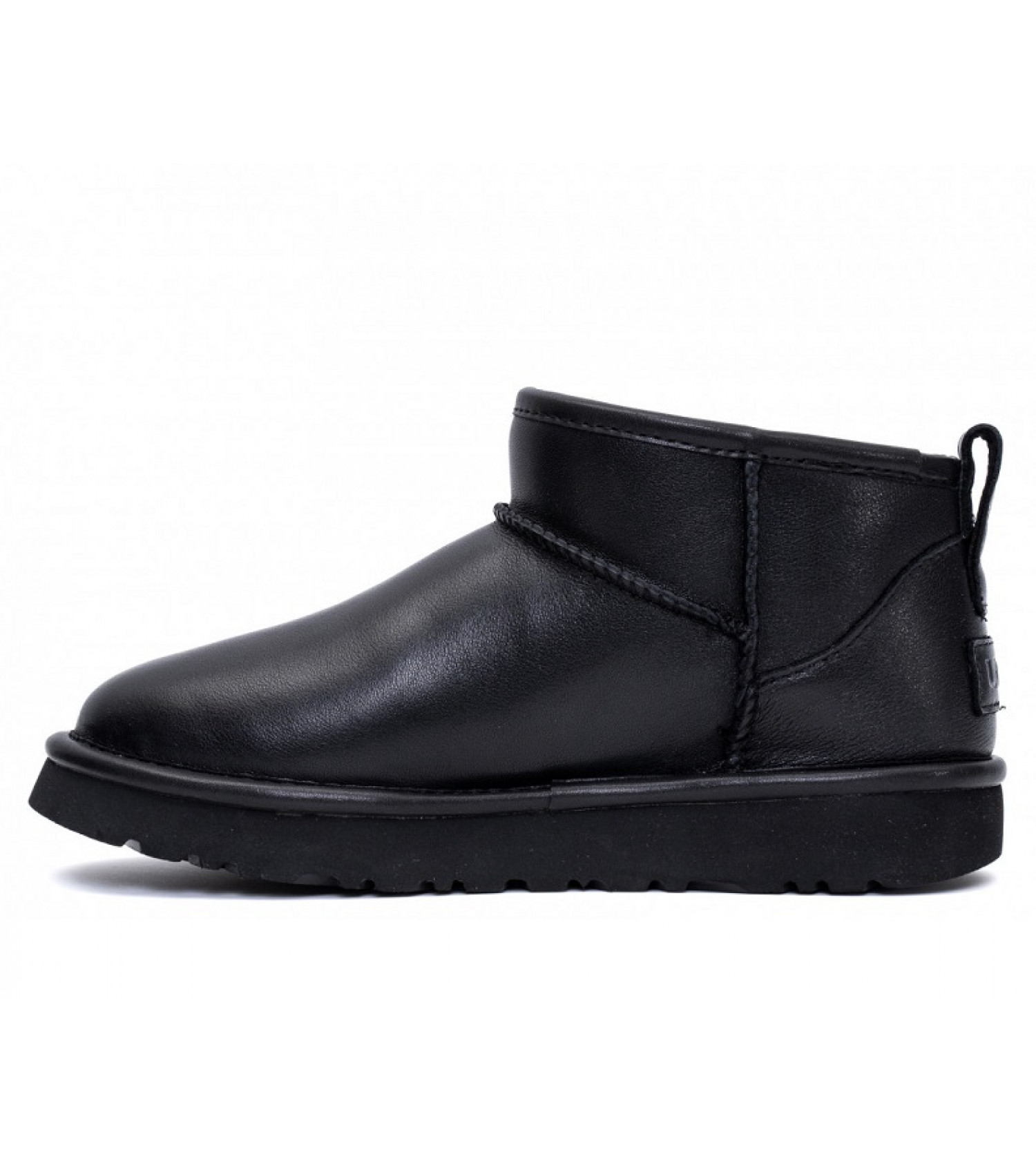 UGG Mens Classic Ultra Mini Leather - Black