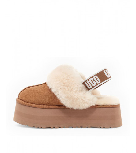 UGG Funkette Suede Platform - Chestnut