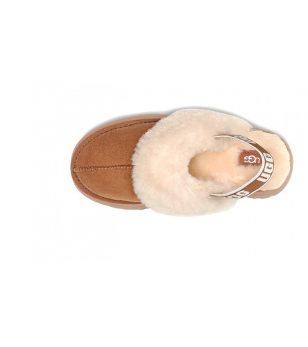 UGG Funkette Suede Platform - Chestnut
