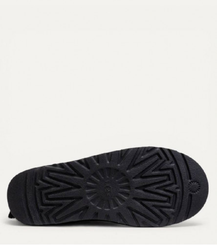 UGG Mens Classic Mini Double Zip Metallic - Black