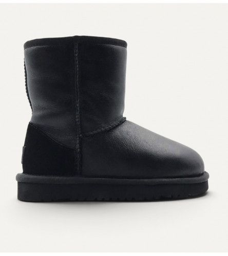 UGG Kids Classic Short Metallic - Black
