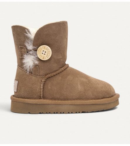UGG Kids Bailey Button - Chestnut