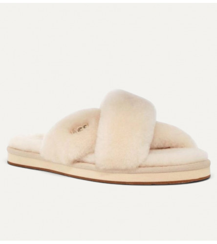  Меховые тапочки UGG Slippers Ayana - Sand