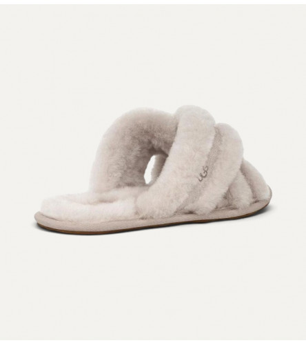  Меховые тапочки UGG Slippers Scuffita - Grey