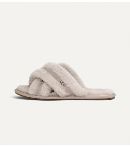  Меховые тапочки UGG Slippers Scuffita - Grey
