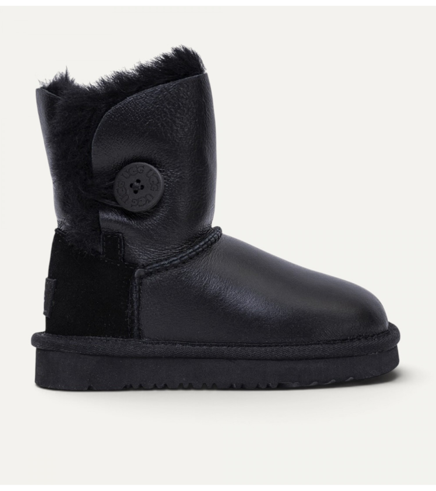 UGG Kids Bailey Button Metallic - Black