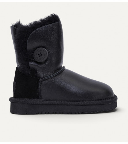 UGG Kids Bailey Button Metallic - Black