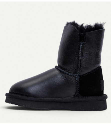 UGG Kids Bailey Button Metallic - Black