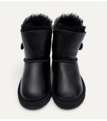 UGG Kids Bailey Button Metallic - Black