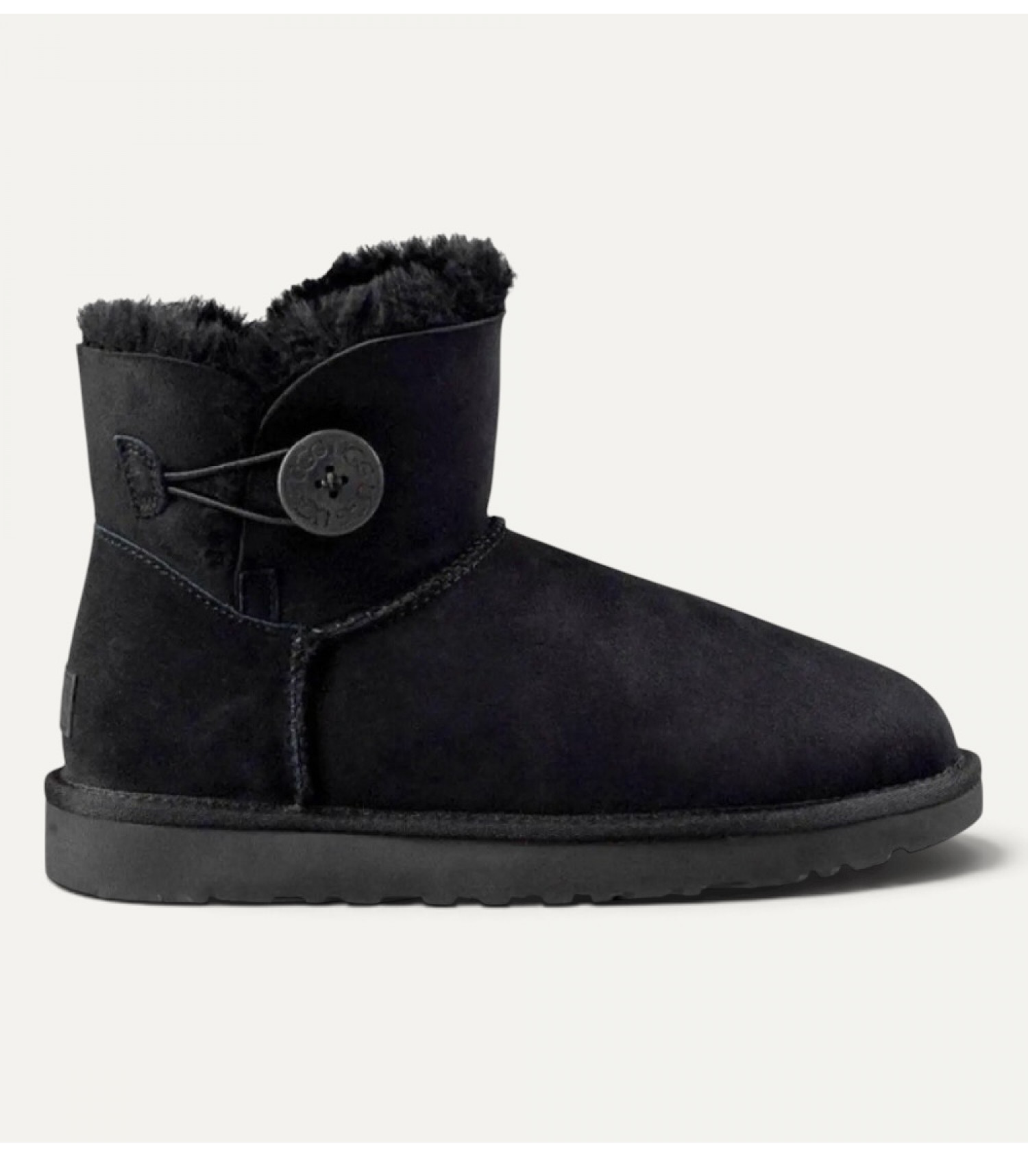 UGG Mini Bailey Button - Black