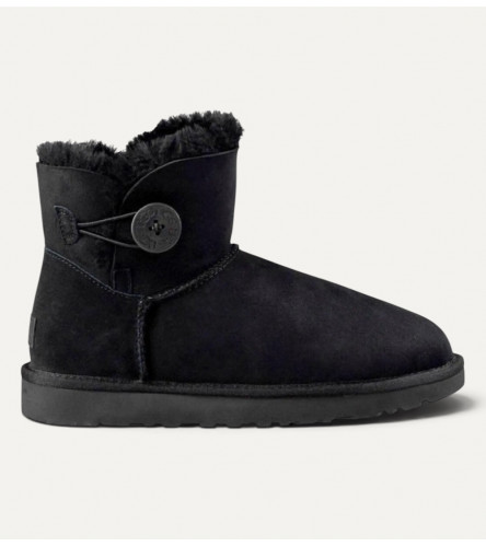 UGG Mini Bailey Button - Black